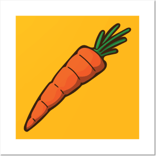 Orange Carrot Posters and Art